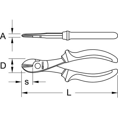 BERYLLIUMplus Kraft-Seitenschneider 190mm