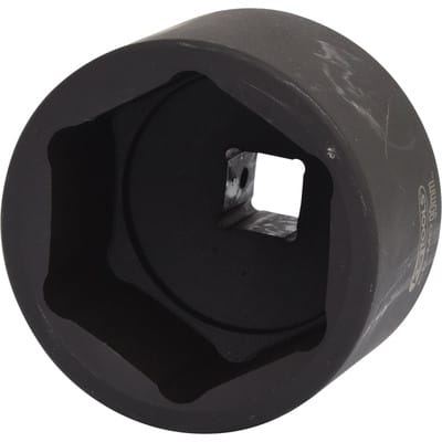 1" Sechskant-Kraft-Stecknuss, kurz, 90mm