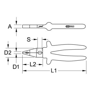 1000V Kombizange, 185mm