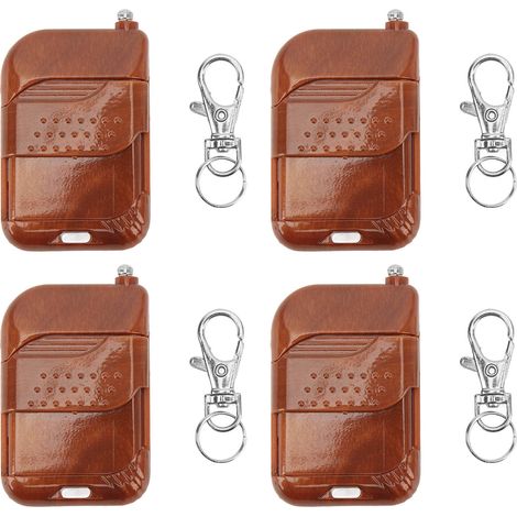 Télécommande Clonable 433mhz Lot De 4 Universelle Compatible Portail Garage Volet Roulant Copie Facile Pile Inclue