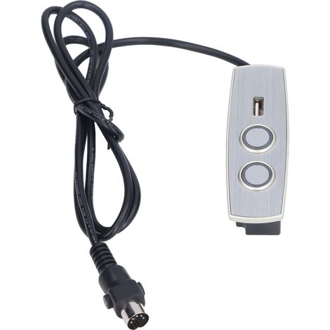 Ortviai Télécommande Électrique Pour Canapé Relevable – Interrupteur Manuel 2 Boutons, 5 Broches, Avec Port Usb 5 V (12-29 V)