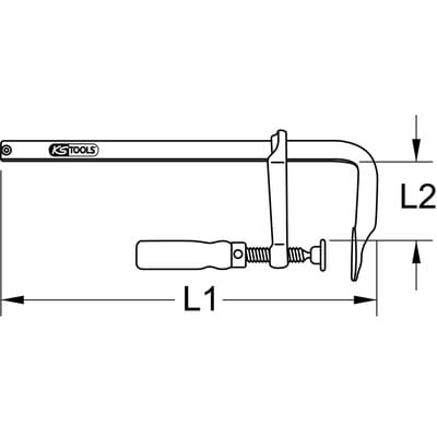 BRONZEplus Spann-Schraubzwinge 480mm
