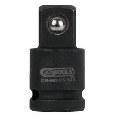 1/4" Kraft-Stecknuss-Adapter, 1/4"F x 3/8"M
