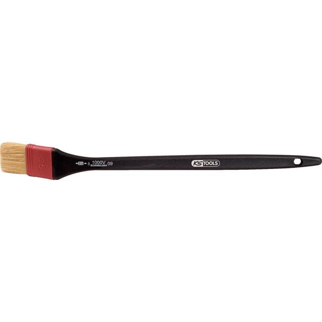 Staubpinsel mit Schutzisolierung, gebogen, 25mm