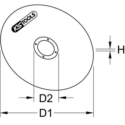 Hochleistungs-Dünntrennscheibe, Ø 50mm, 1,1mm, 50er Pack