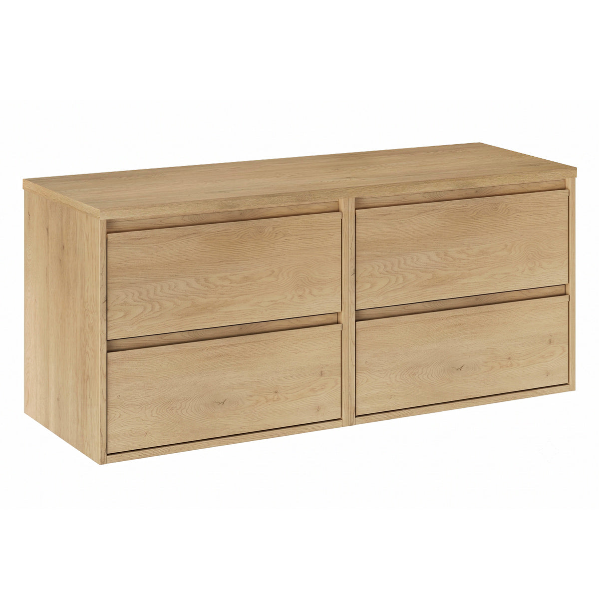 Waschtischunterschrank 120 Cm Mit Waschtischplatte Edmé Bois