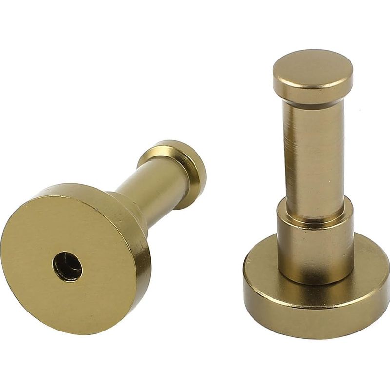 Stücke Runde Aluminium Wandhalterung Bad Handtuch Hut Kleiderhaken Aufhänger Bronze Tone (b2b749af4