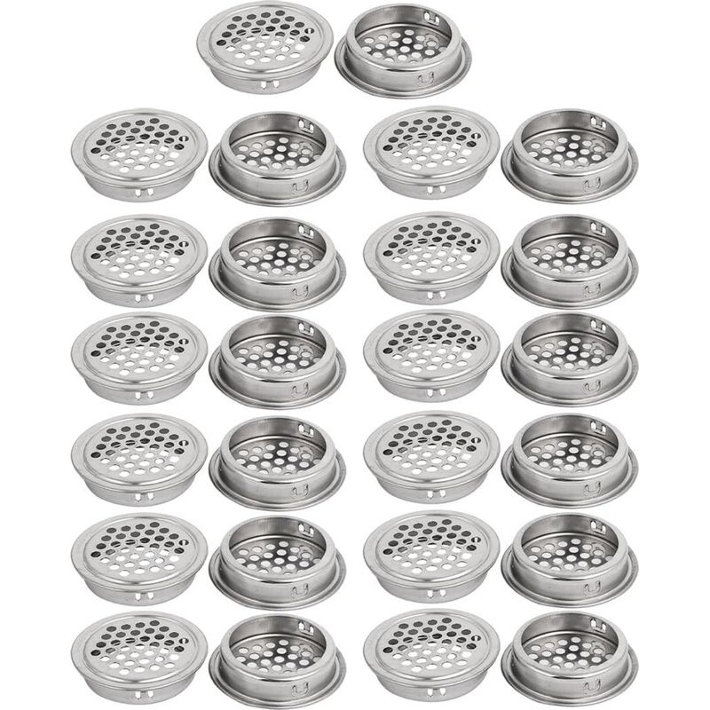 Packung Mit 25 Perforierten Runden Metall-abdeckdichtungen, 40 Mm, Stück (4f694182f96189ce8b365ba1410ebce6)