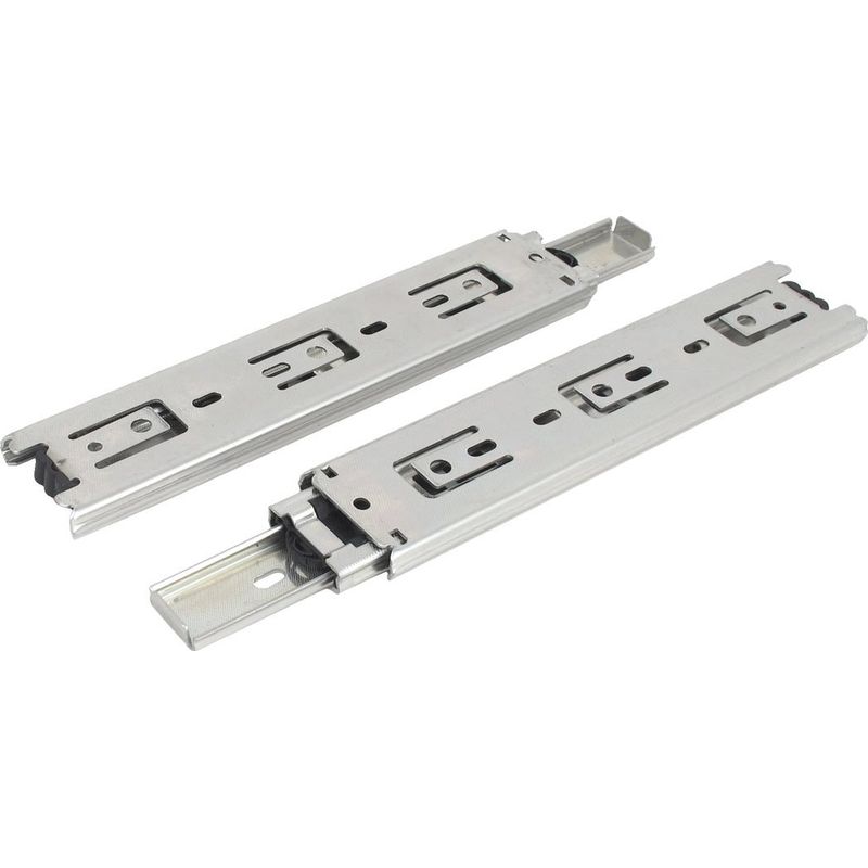 2 Stück. 200mm Länge 45mm Breit Kugelgelagerte Gleitschiene Schrank Schubladen Läufer