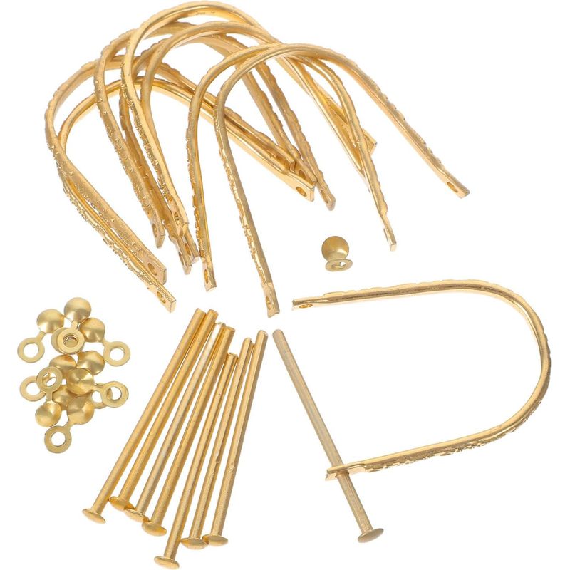 Set Mit 4 Goldenen Metallnieten Für Faltfächer, Eine Glatte Und Angenehme Oberfläche.