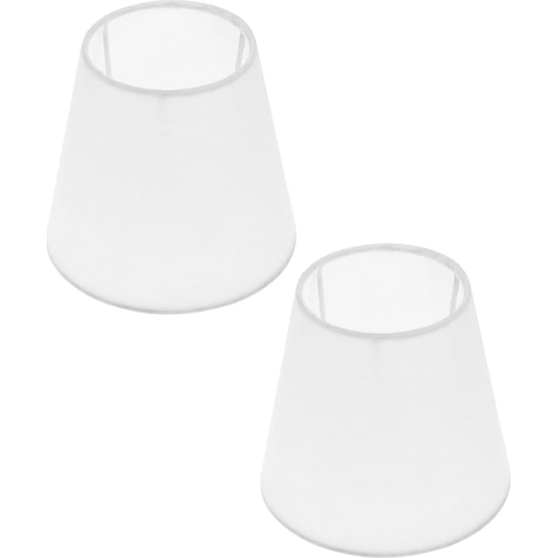Set Mit 2 Leichten Unomor-stofflampenschirmen Für Lampen