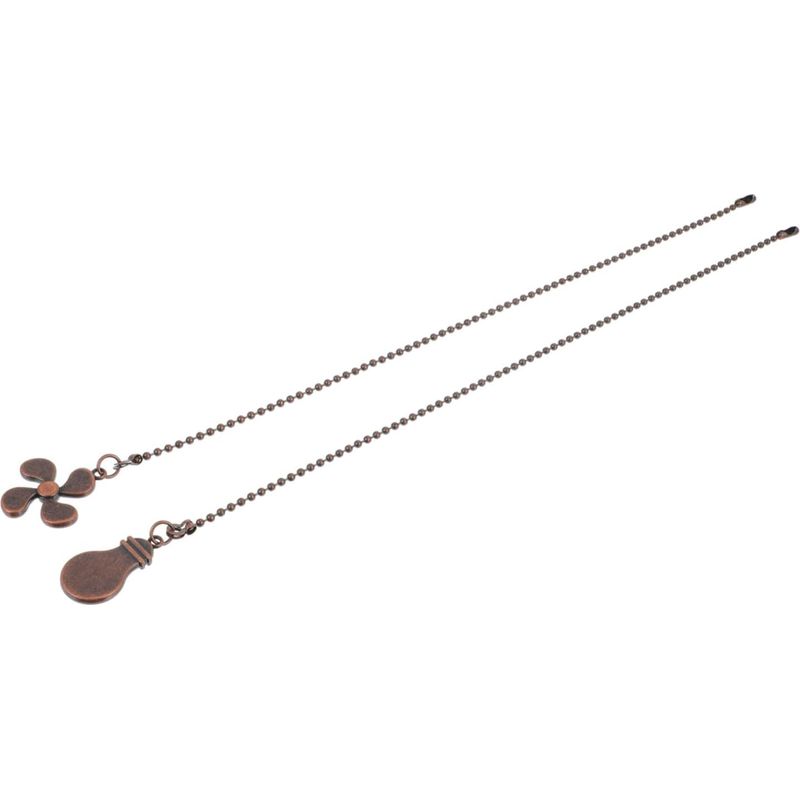 Set Mit 2 Verlängerungsketten Für Deckenventilatoren Und Kugelförmige Pendelleuchten. Zubehör