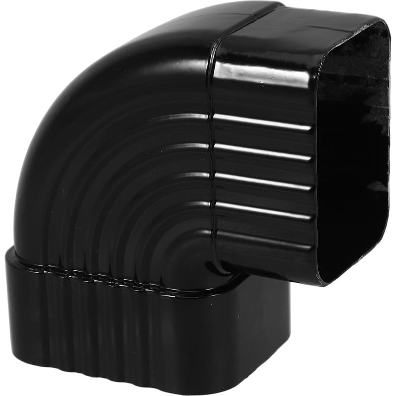 Winkelrinnenadapter Aus Schwarzer Aluminiumlegierung, Langlebiges Zubehör Für Die Sammlung Und