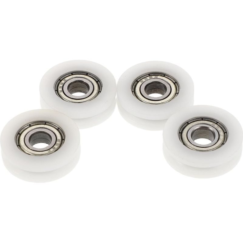 Satz Mit 4 Nylon-riemenrollen, 21 Mm, Für Schiebetürrollen, Gewächshäuser Und Fenster, Hochbelastbar