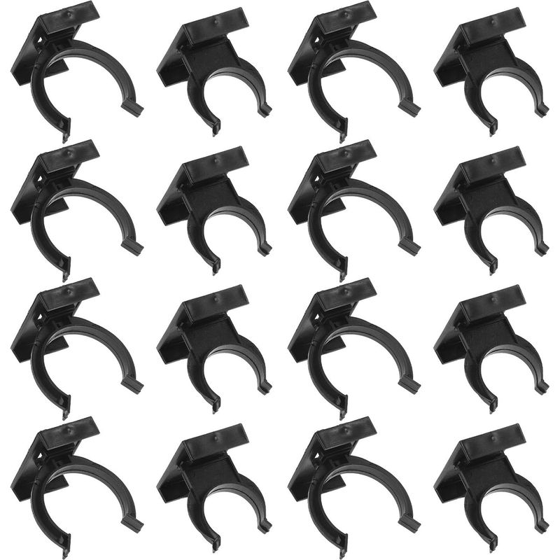 Packung Mit 20 Nivellierclips Für Küchenmöbel, Schwarze Sockelstützen Aus Kunststoff Für Schränke.