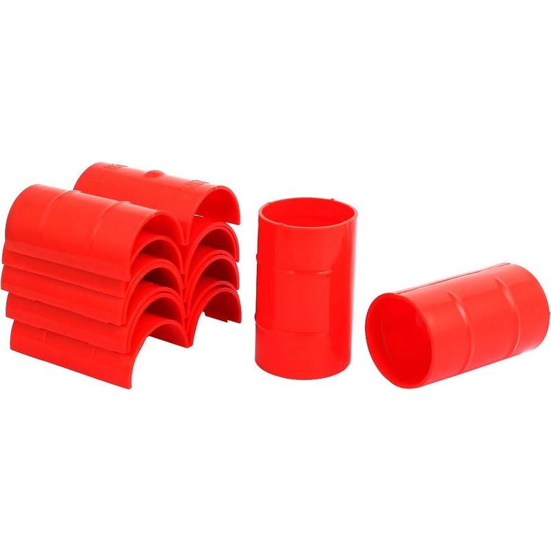 50mm Durchmesser 2mm Dicke Central Klimaanlage Rohrschelle Rot 9tlg (751242a532c5570d50a3650d4ef8022