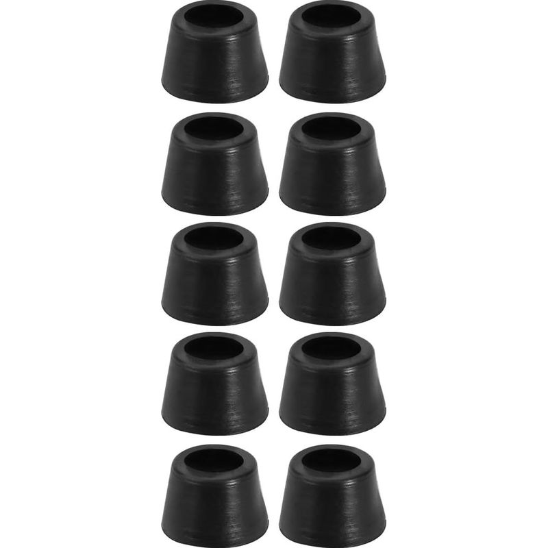 10 Stück, 10 Mm Hoch, 15 Mm Dmr. Gummipufferblock Für Glas-terrassentüren.