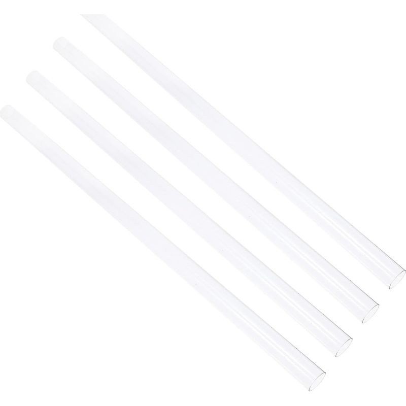 50 Cm (19,68 Zoll) Langes, Starres Rundrohr Aus Transparentem Pvc Mit Hoher Chemischer Beständigkeit