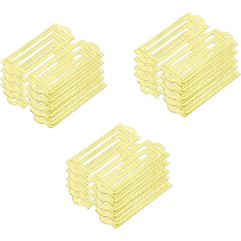 Office Apotheke Schublade Eisen Tag Halter Label Frame Goldton 83 Mm X 31 30stk (a54e16b4c331f07