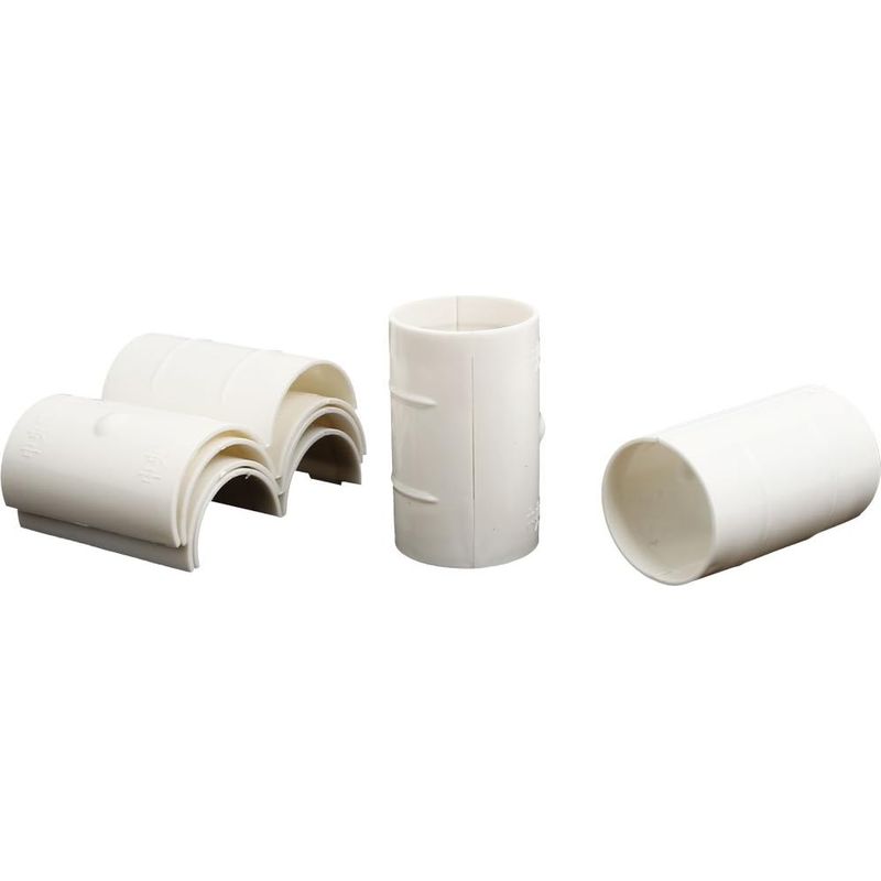 50mm Durchmesser 2mm Dicke Central Klimaanlage Rohrschelle Blanc 6st (99fa52ca293af45d289380efbcecd8