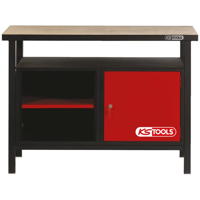 Werkbank mit 1 Tür, H840xB1200xT600mm