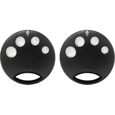 2 Pièces Télécommande De Porte De Garage 4 Boutons Sm4 433.92 Mhz Code Roulant Ouvre-porte Émetteur De Clé