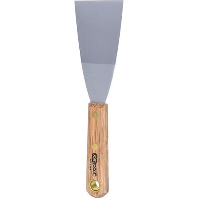 EDELSTAHL Spachtel, 63mm, mit Holzgriff