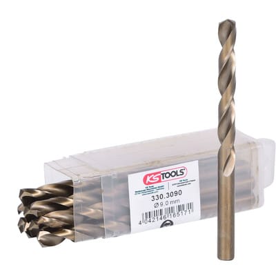 Spiralbohrer HSS-G Co5 ø9mm, 10er Pack