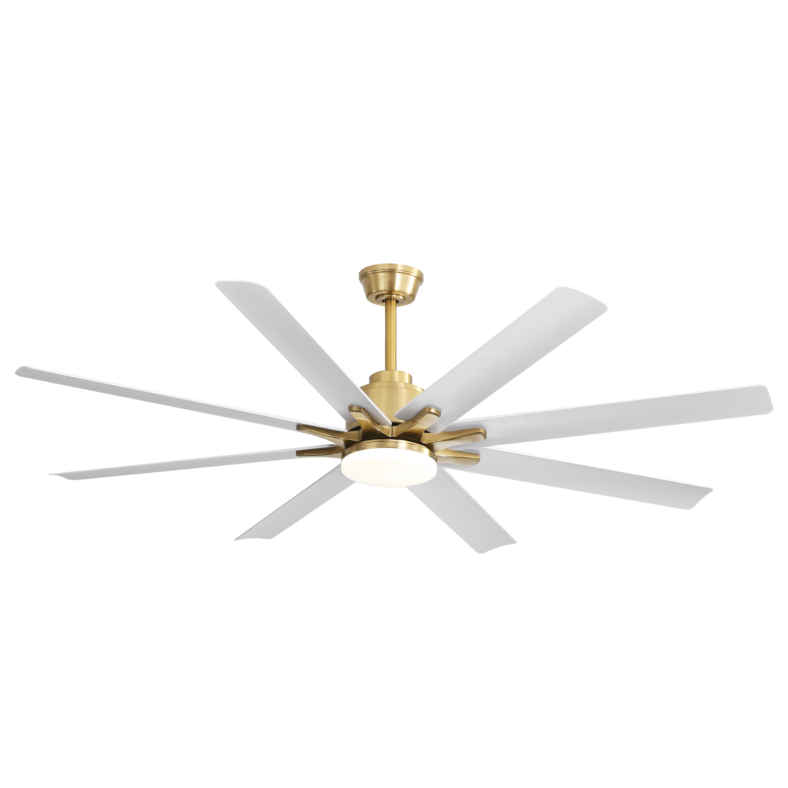Deckenventilator – 8,6 Kg, Aus Metall, Inklusive Fernbedienung, Leiser Betrieb – 132,1×132,1×26,8 Cm – Dimmbar Mit Speicherfunktion