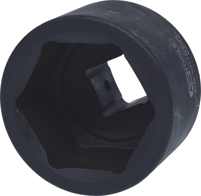 1" Sechskant-Kraft-Stecknuss, kurz, 60mm