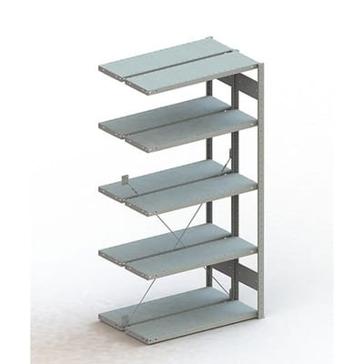 Doppel-Anbauregal CLIP 150 S3 2000 x 1000 x 300 vzk kpl. mit 2 x 5 Böden
