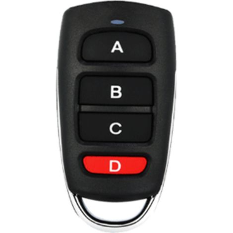 Porte-clés De Clonage 433mhz, 4 Boutons, Télécommande Sans Fil Étanche Pour Porte De Garage, Rouleau Électrique