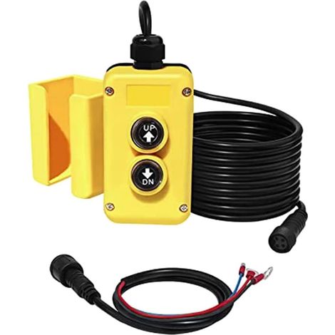 Interrupteur De Télécommande De Remorque À Benne Basculante À 3 Fils Pour Remorque À Benne Basculante À Pompe Hydraulique À Simple Effet 12v Dc Pour Le Déchargement Par Ascenseur
