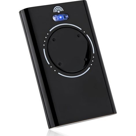 Télécommande Portail Compatible Avec Xt4 868 Slh Lr, Xt4 868 Slh, Xt2 868 Slh Lr, Xt2 868 Slh, Fréquence 868 Mhz, 4 Canaux Noir