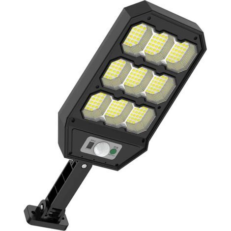 Solar-sicherheitslicht Mit Bewegungsmelder Und Fernbedienung, Wasserdichtes Solarlicht Für Den Außenbereich Mit 279 Led-lichtern