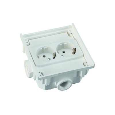 Unterteil Steckdose 2f