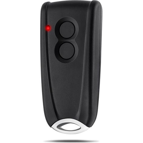Télécommande Garage 433mhz Pour Hormann Ecostar Et Liftronic, Boîtier Métal Robuste Avec Porte-clés, Compatible Tubauto Et Portronic, Idéal Remplacement Quotidien
