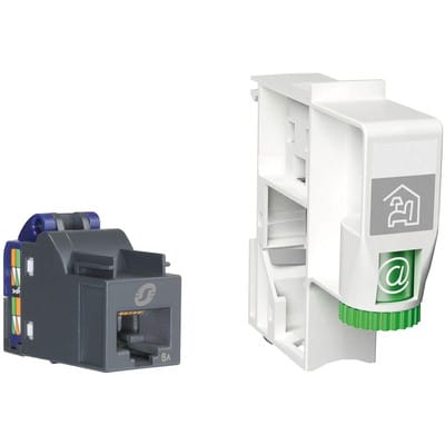 Datenschnittstelle Cat.6a Modul 180°