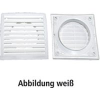 Außengitter mit Rundanschluss 100mm, braun Bild 2