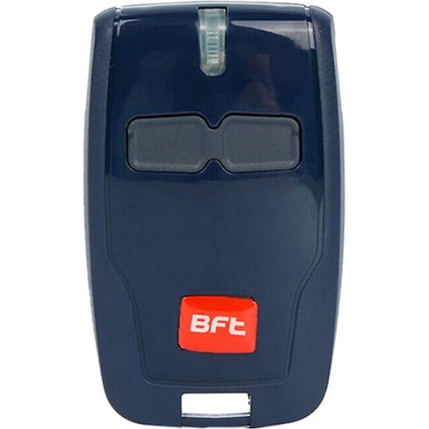 Télécommande Bft 2 Boutons 433,92mhz 12v, Portée 50m/100m, Idéale Pour Portail, Garage Et Motorisation.