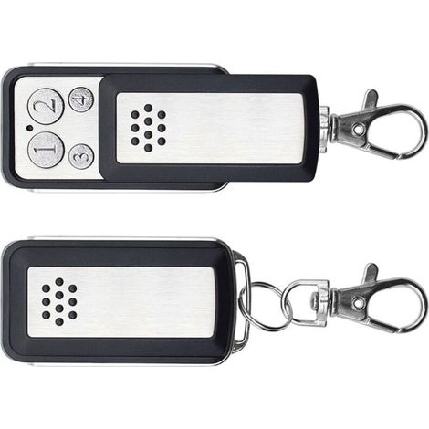 Télécommande Portail Universelle 2 Pièces, Bip Garage 433,92 Mhz, Compatible A-vid-sen, Ex-tel, T-hom-son, 4 Boutons, Remplace Modèles 114253 104257 104251