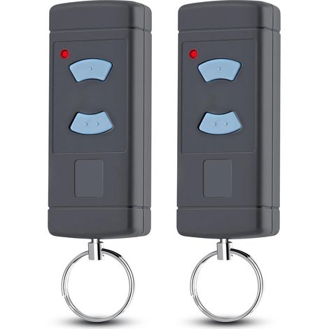Lot De 2 Télécommandes Garage Horman Hse2-868, Hsm4-868, Hs4-868, Adaptées Aux Boutons Bleus, Fréquence 868,3 Mhz, Compatible Portail.