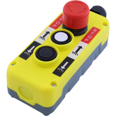 Grue Électrique Avec Télécommande, Bouton-poussoir D'Arrêt D'Urgence, Étanche À La Pluie, Commande De Levage Haut/bas, Résistant À L'Usure