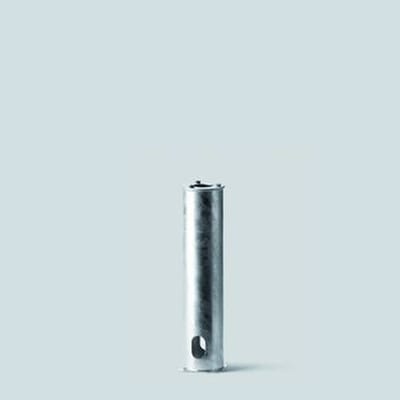 Erdeinbausockel verzinkter Stahl, Länge 400mm, Schrauben M6