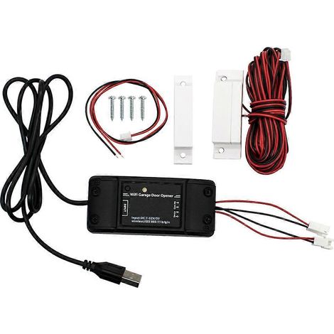 Contrôleur D'Ouvre-porte De Garage Intelligent Tuya Wi-fi Universel Avec Récepteur 433,92 Mhz, Ouverture Et Fermeture, Alimentation 5 V Cc (7-32 V).