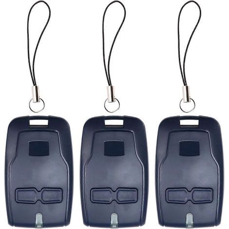 Lot De 3 Télécommandes De Porte De Garage Pour Bft Mitto B2 433,92 Mhz, Porte-clés Électrique 2 Canaux.