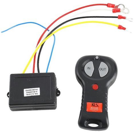 Ensemble De Télécommande Sans Fil Électrique À Interrupteur Unique Pour Treuil 12 V, Remplacement Robuste Pour Camion