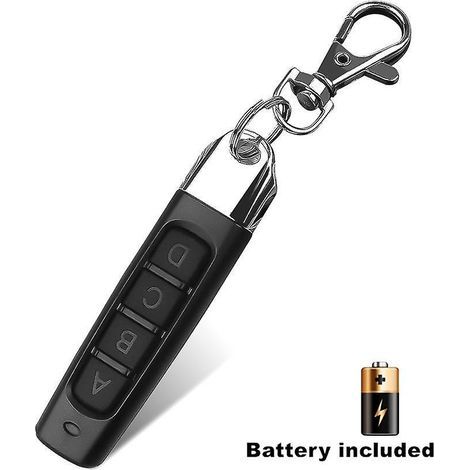 Télécommande Universelle 4 Voies 433 Mhz, Double Bande, Sans Fil, Clone, Pour Porte De Garage Électrique