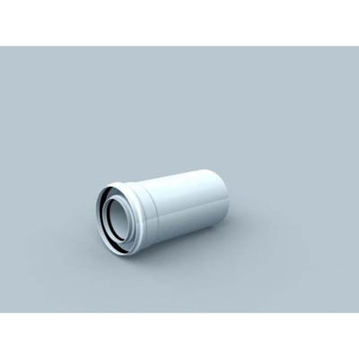 Rohr Polyline LAS 500mm, DN 60/100, innen, weiß