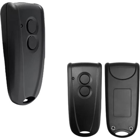 Lot De 2 Télécommandes Compatibles Pour Ouvre-porte De Garage Ecostar Rsc2-433, Rse2-433 Et Rsz1-433 (émetteur Portatif Pour Portail)tfrf